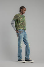 Wes Straight Jeans Light Vintage Blue - Rock Revival®