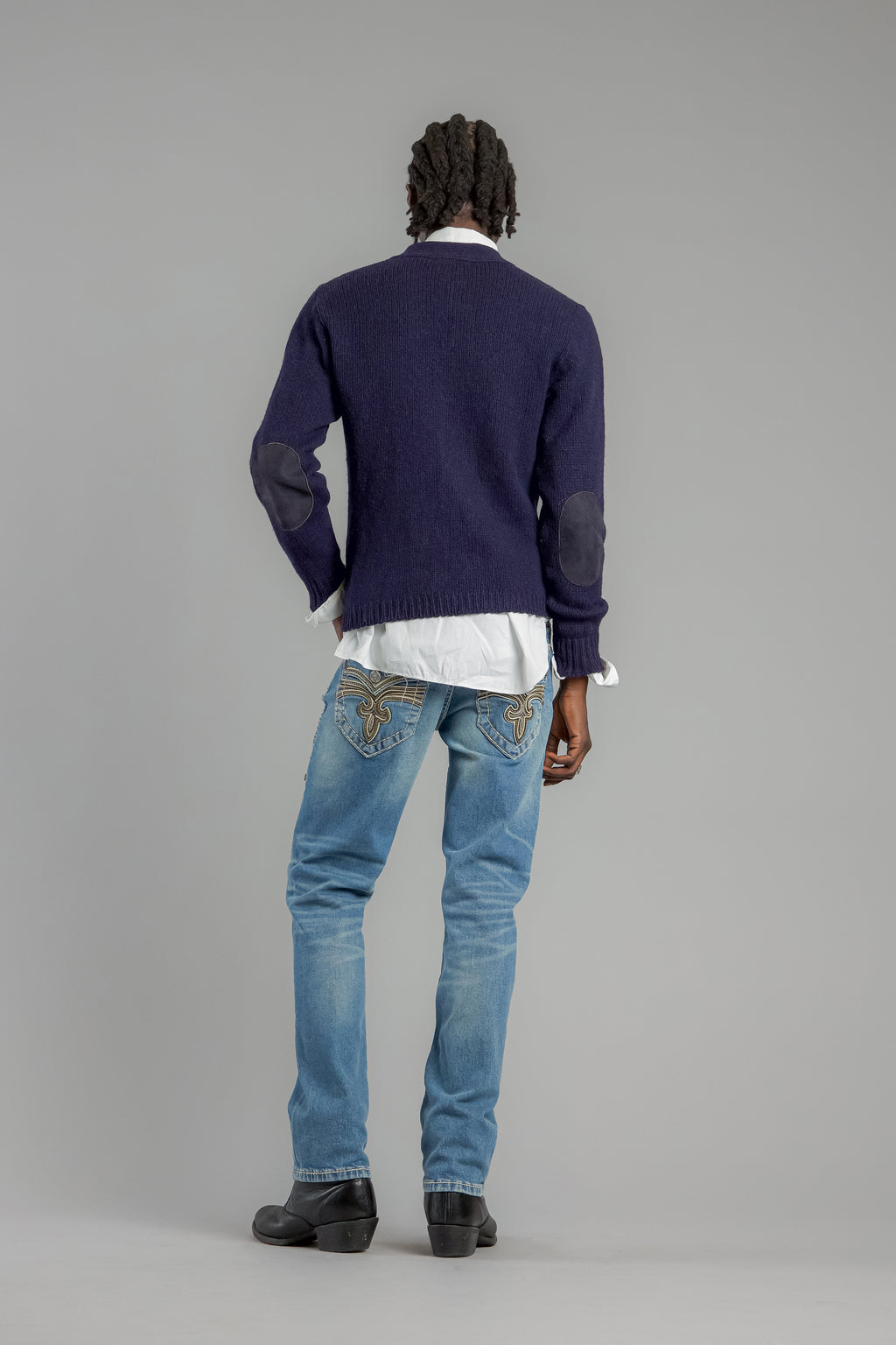 Wes Straight Jeans Vintage Blue - Rock Revival®
