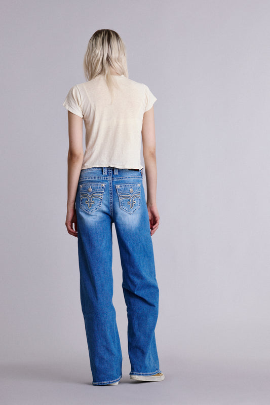 Alivia Oversized Wide-Leg Jeans