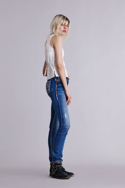 Aurora High-Rise Straight Jeans - Rock Revival®