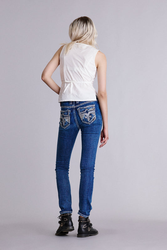 Aurora High-Rise Straight Jeans