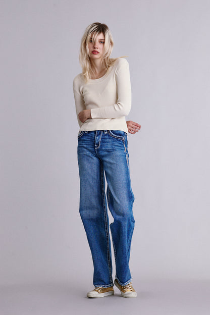 Millie High Rise Wide Leg Jeans - Rock Revival®
