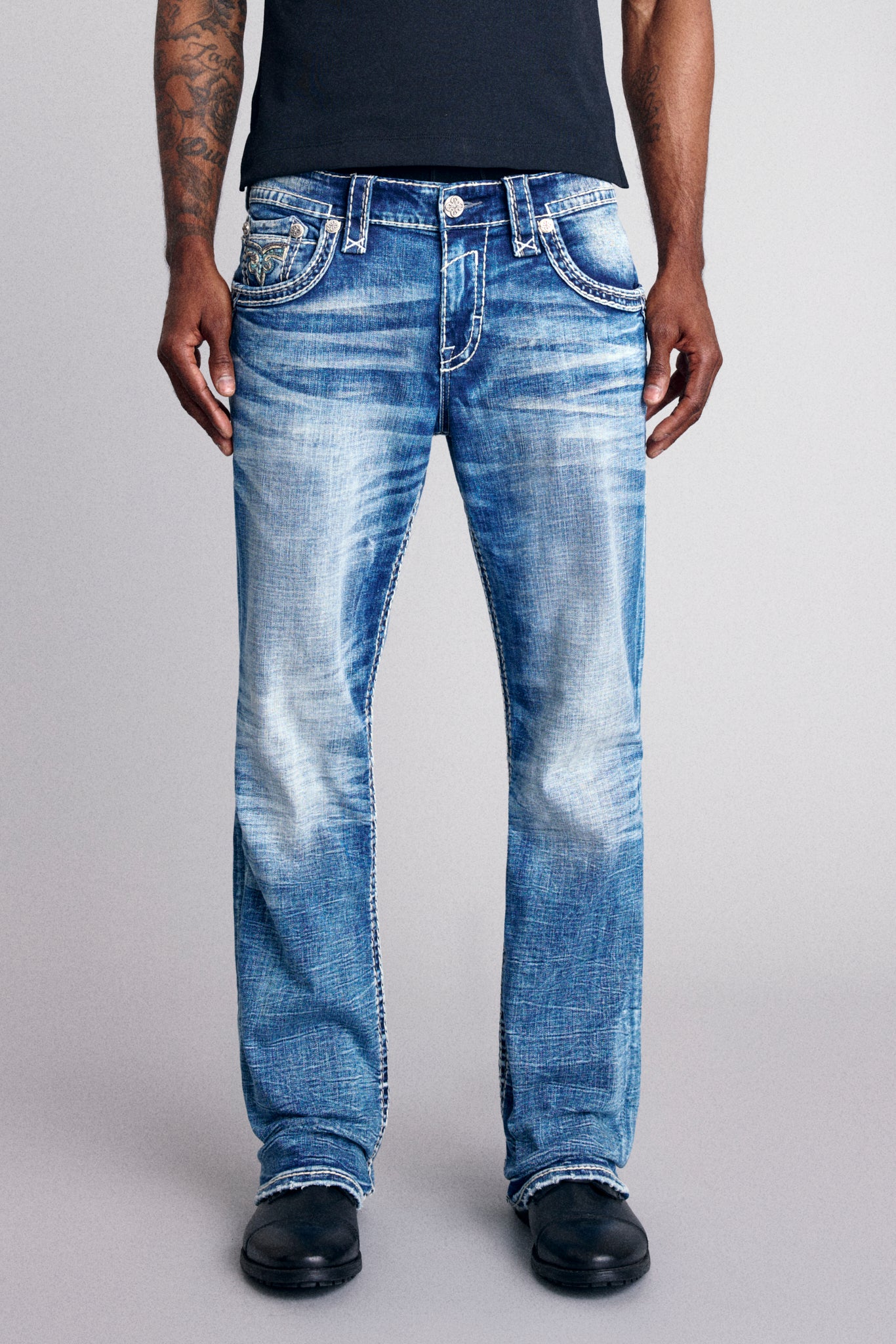 rock revival ロックリバイバル w3y2k Rock Revival ロックリバイバル デニムショートパンツ size 26の