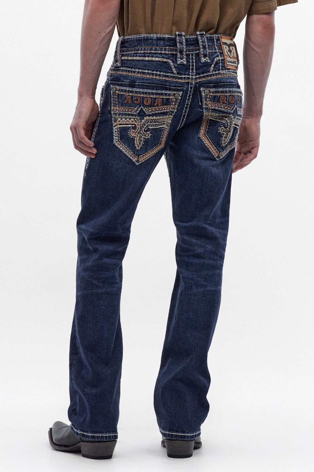 Santiago Bootcut Jeans in Dark Blue