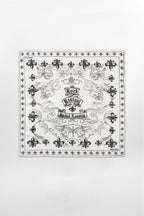 (JWA6081) Top pañuelo con estampado gráfico Rock Revival de Jaded London en blanco (JLxRCRV)