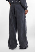 (JMJ6547)Pantalones de chándal Rock Revival de Jaded London en gris oscuro(W)