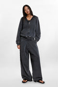 (JMJ6547)Pantalones de chándal Rock Revival de Jaded London en gris oscuro(W)
