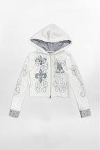 Rock Revival by Jaded London Graphic Studded Hoodie