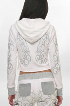 Rock Revival by Jaded London Graphic Studded Hoodie