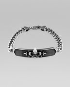 Fleur De Lis ID Bracelet - Rock Revival®