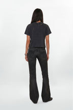 (JMT6545) Camiseta corta Rock Revival by Jaded London desgastada (Mujer)