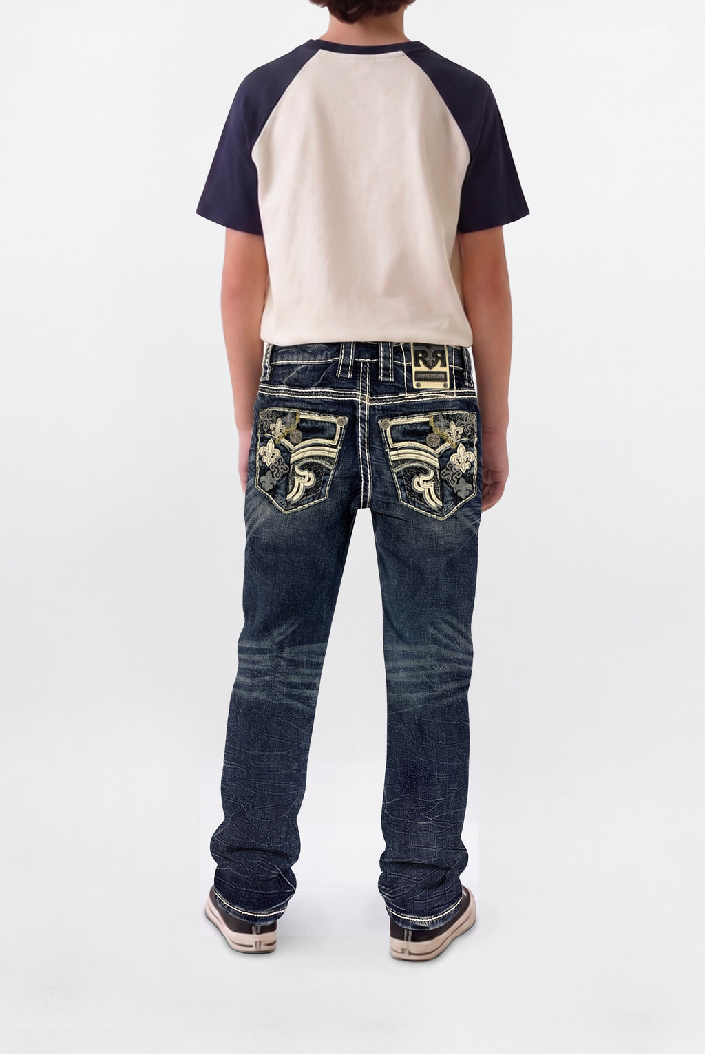 Thorne Boys Straight Jeans in Dark Blue