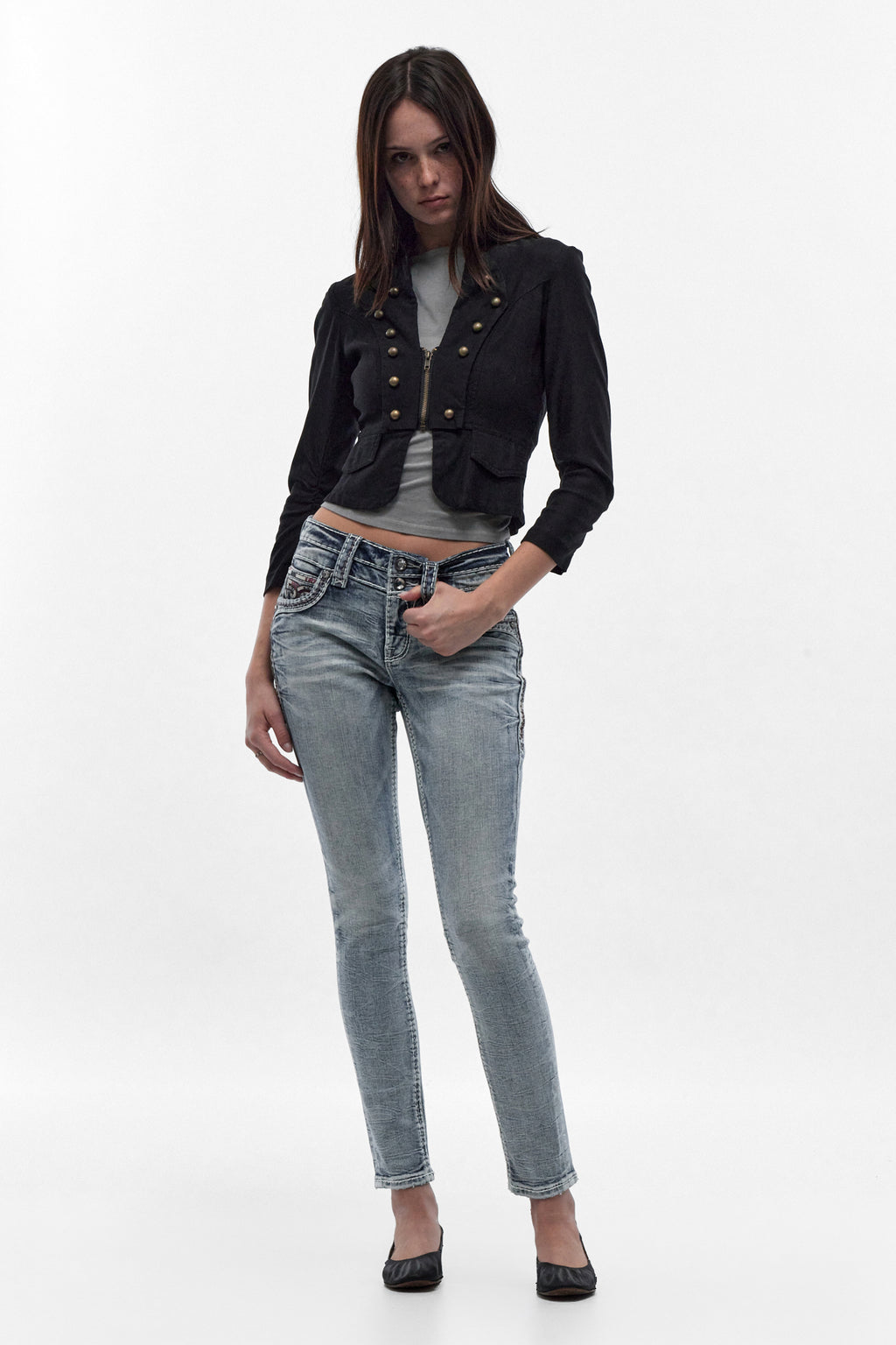 Vea Universal Skinny Jeans in Light Blue
