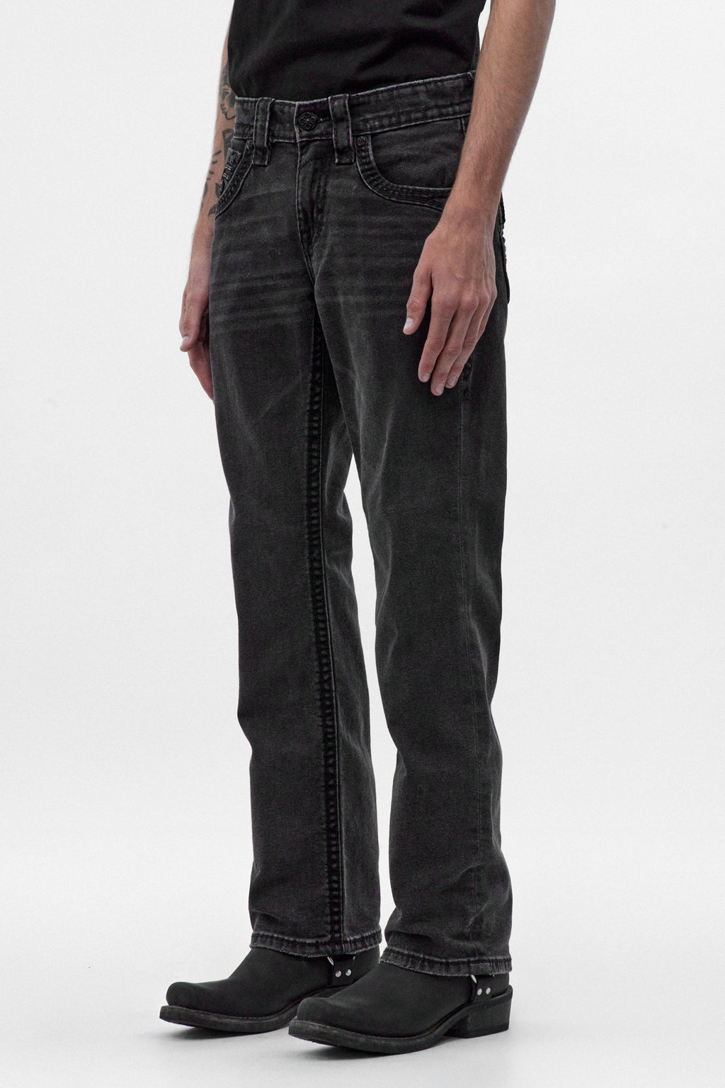 Wes Bootcut Jeans In Black