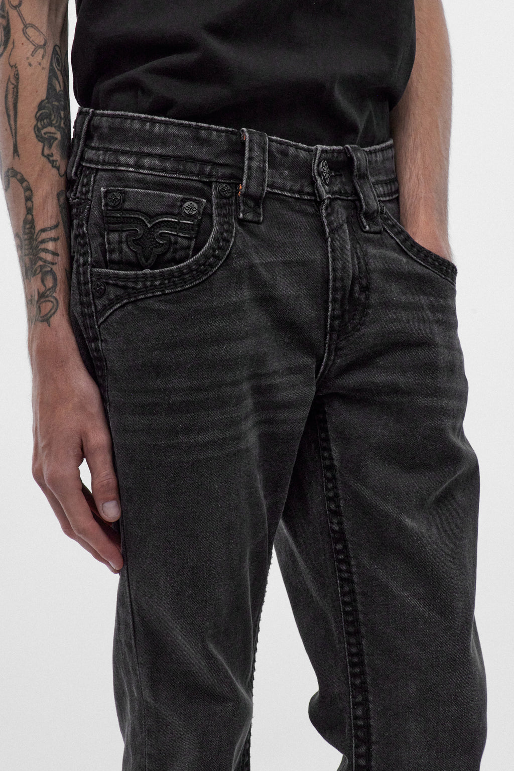 Wes Bootcut Jeans In Black