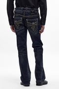 Wes Bootcut Jeans in Vintage Blue