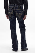 Wes Bootcut Jeans in Vintage Blue