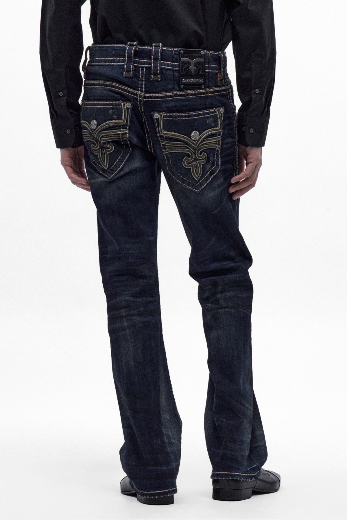 Wes Bootcut Jeans in Vintage Blue