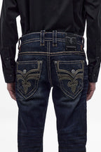 Wes Bootcut Jeans in Vintage Blue