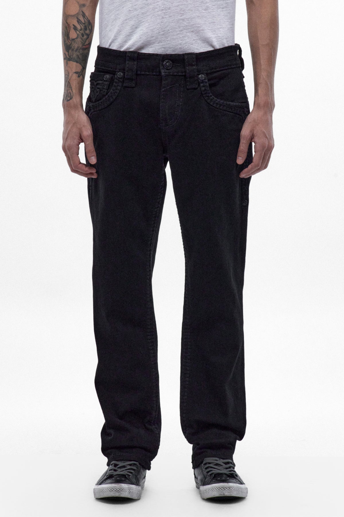 Wes Straight Jeans in Black