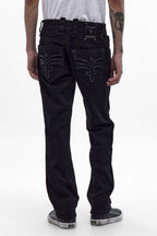 Wes Straight Jeans in Black