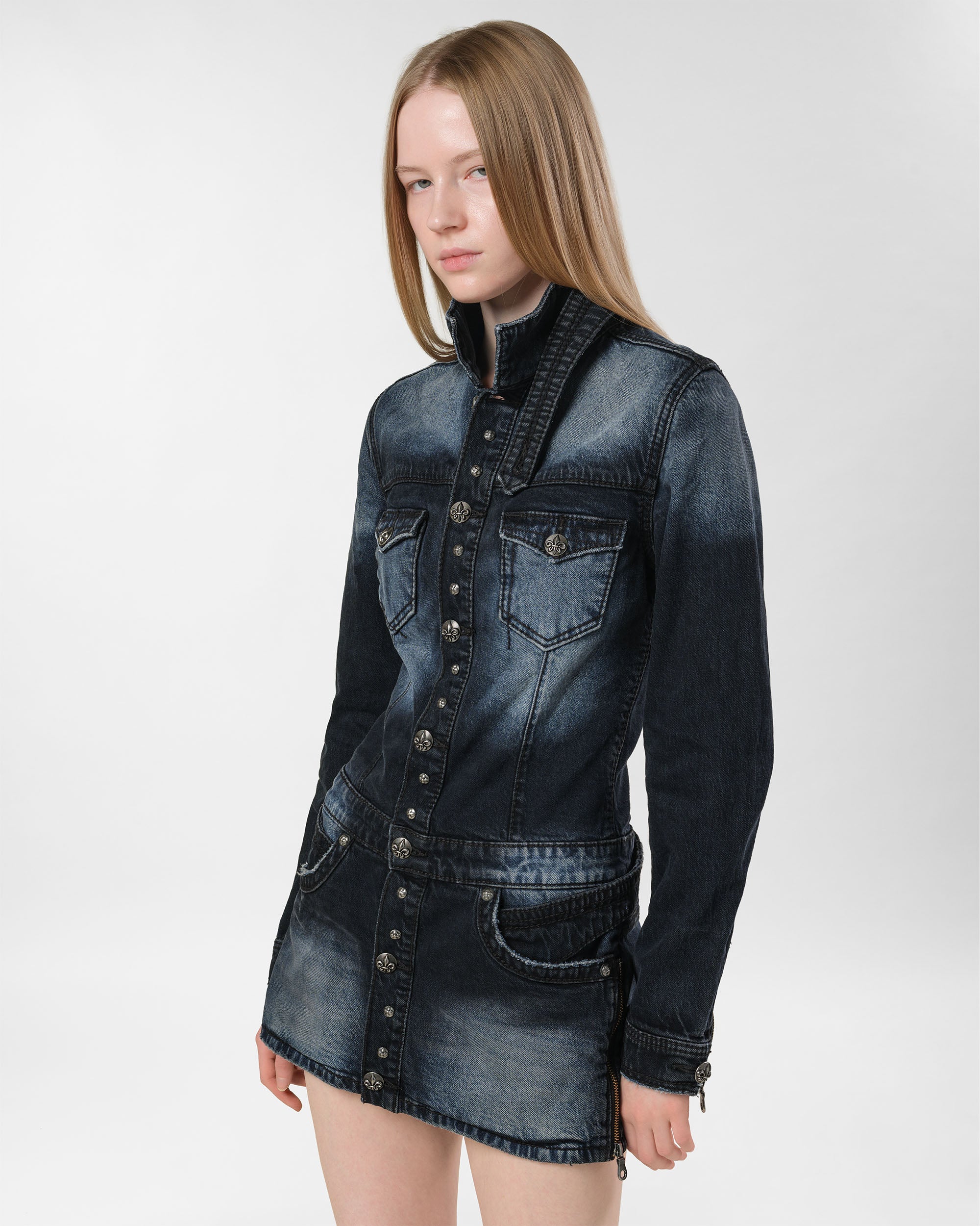 Racer x Rock Revival Denim Dress