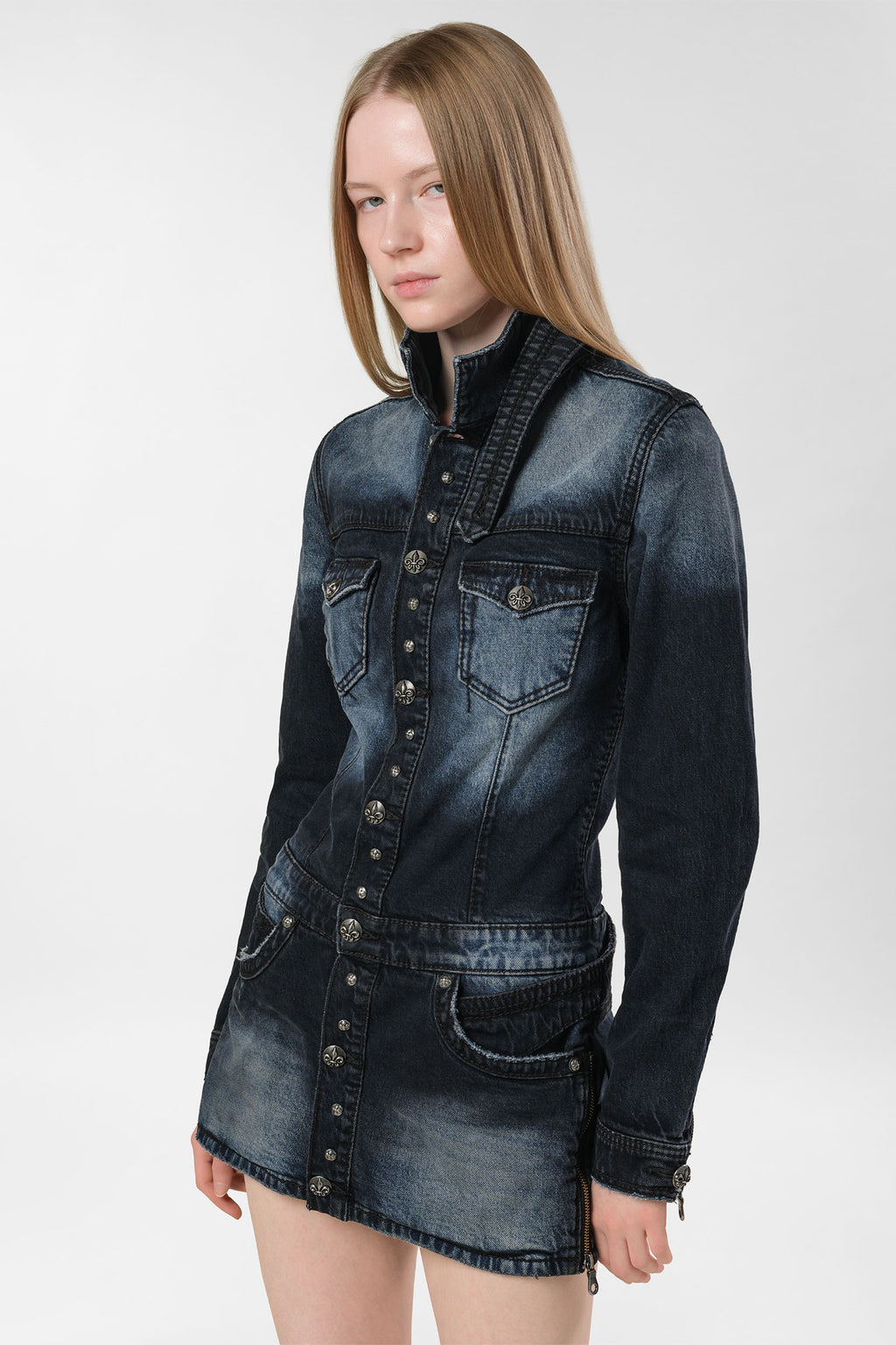 Racer x Rock Revival® Denim Dress