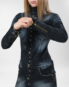 Racer x Rock Revival Denim Dress