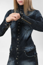 Racer x Rock Revival® Denim Dress