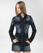 Racer x Rock Revival Denim Dress