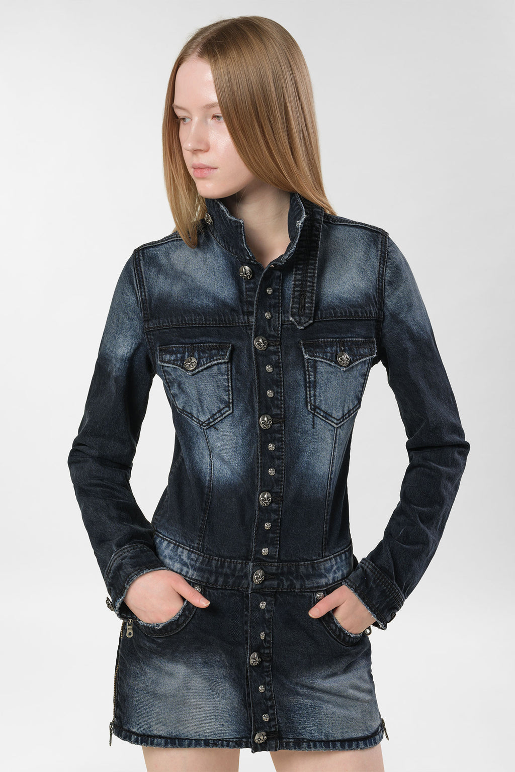 Racer x Rock Revival® Denim Dress