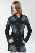 Racer x Rock Revival® Denim Dress