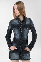 Racer x Rock Revival® Denim Dress