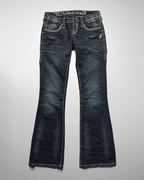 Racer X Rock Revival® Women's Coated Bootcut Denim