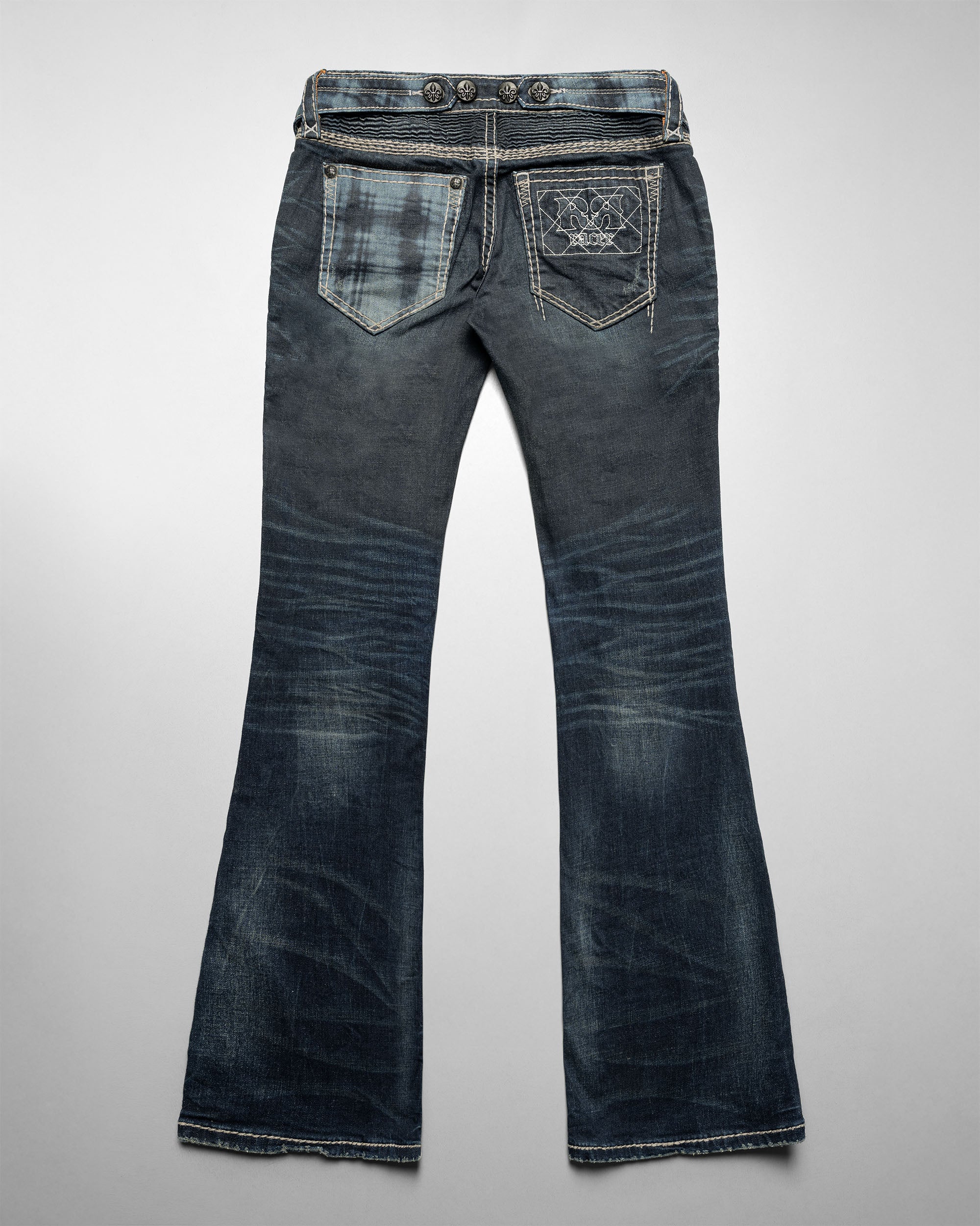 Racer X Rock Revival® Women's Coated Bootcut Denim