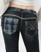 Racer X Rock Revival® Women's Coated Bootcut Denim