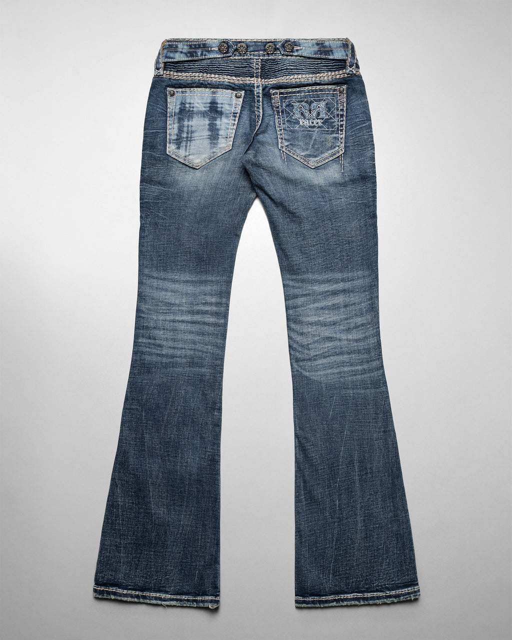 Racer X Rock Revival® Women's Light Bootcut Denim