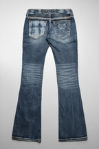 Racer X Rock Revival® Women's Light Bootcut Denim