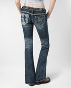 Racer X Rock Revival® Women's Light Bootcut Denim