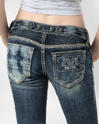 Racer X Rock Revival® Women's Light Bootcut Denim