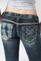 Racer X Rock Revival® Women's Light Bootcut Denim
