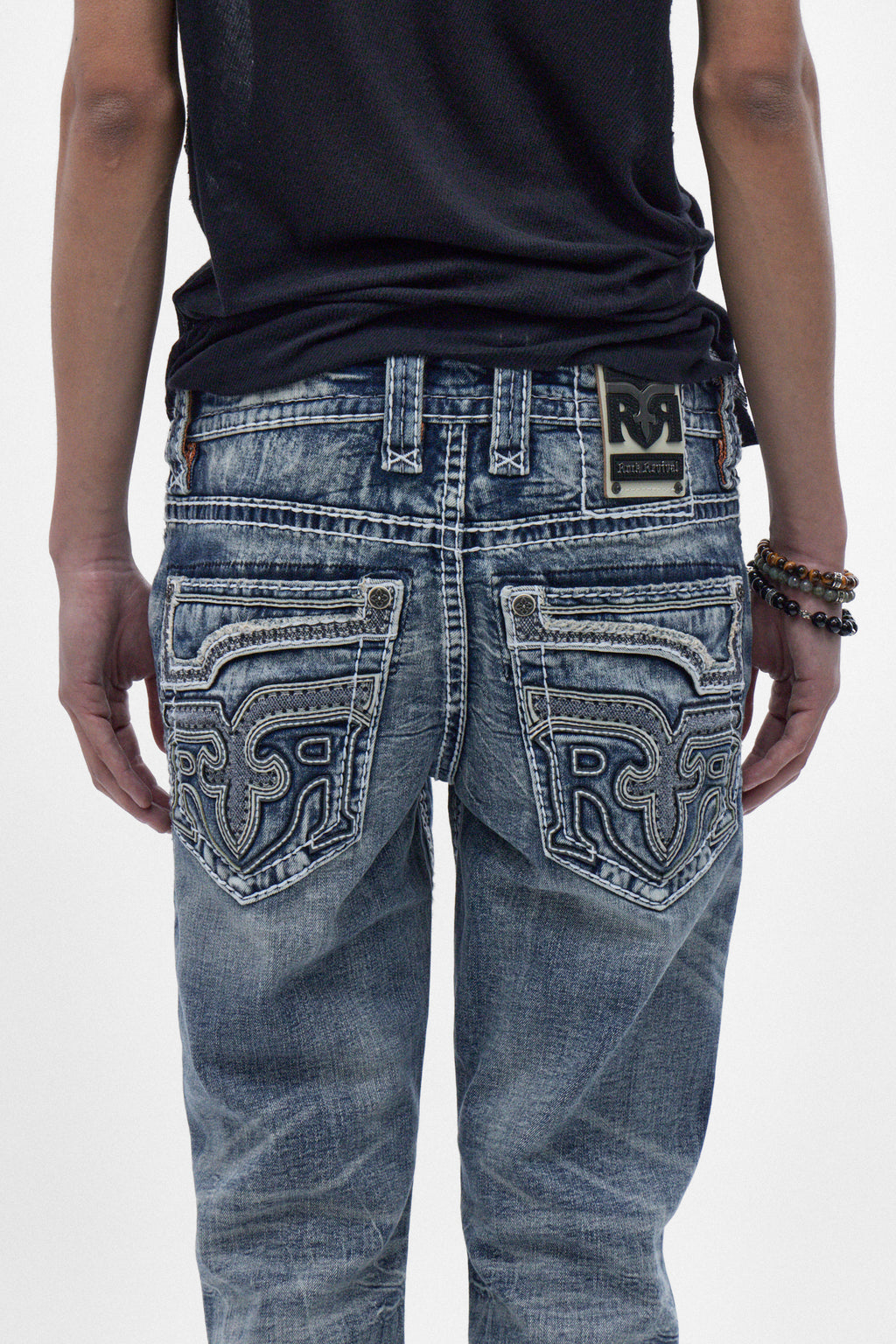 Xander Bootcut Jeans in Medium Blue - Rock Revival®