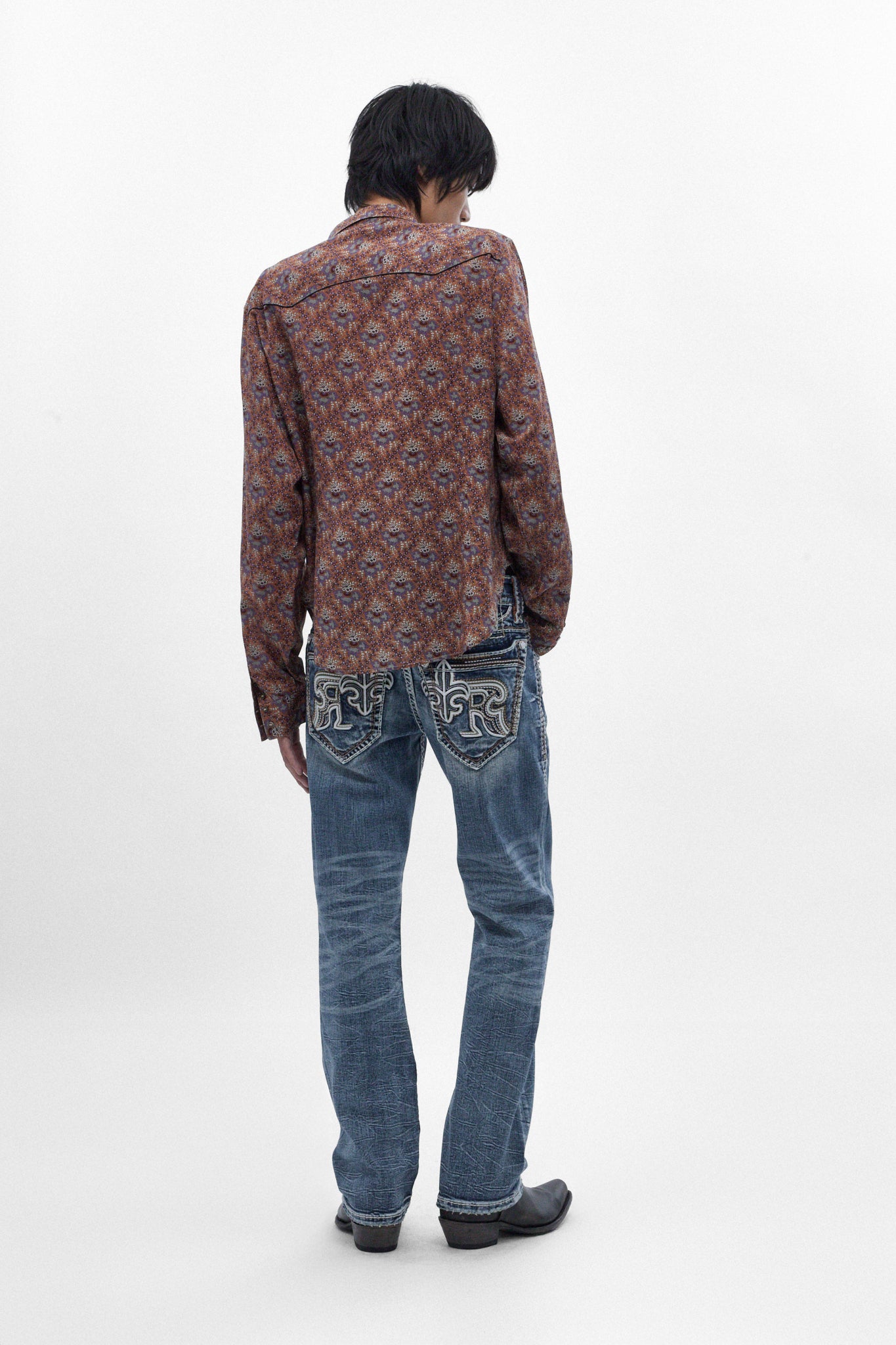 Zayn (B200R) Bootcut Jeans in Medium Blue (6/30/26-DESC+IMG) - Rock Revival®