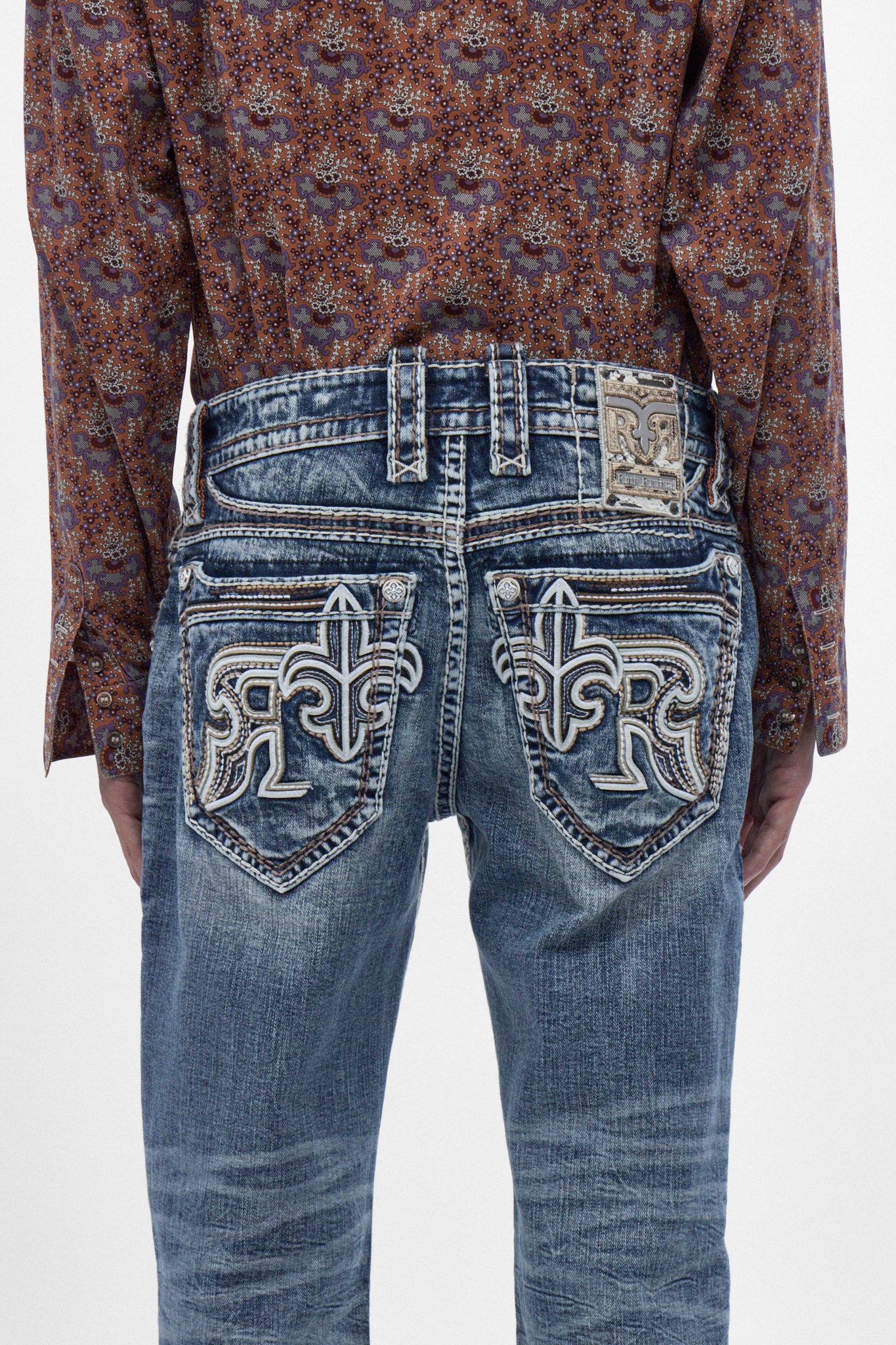 Zayn (B200R) Bootcut Jeans in Medium Blue (6/30/26-DESC+IMG) - Rock Revival®