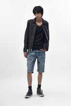 Zayn Denim Shorts in Medium - Rock Revival®