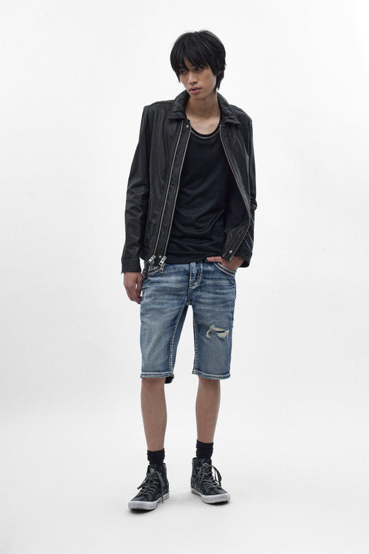 Zayn Denim Shorts in Medium - Rock Revival®