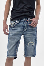 Zayn Denim Shorts in Medium - Rock Revival®