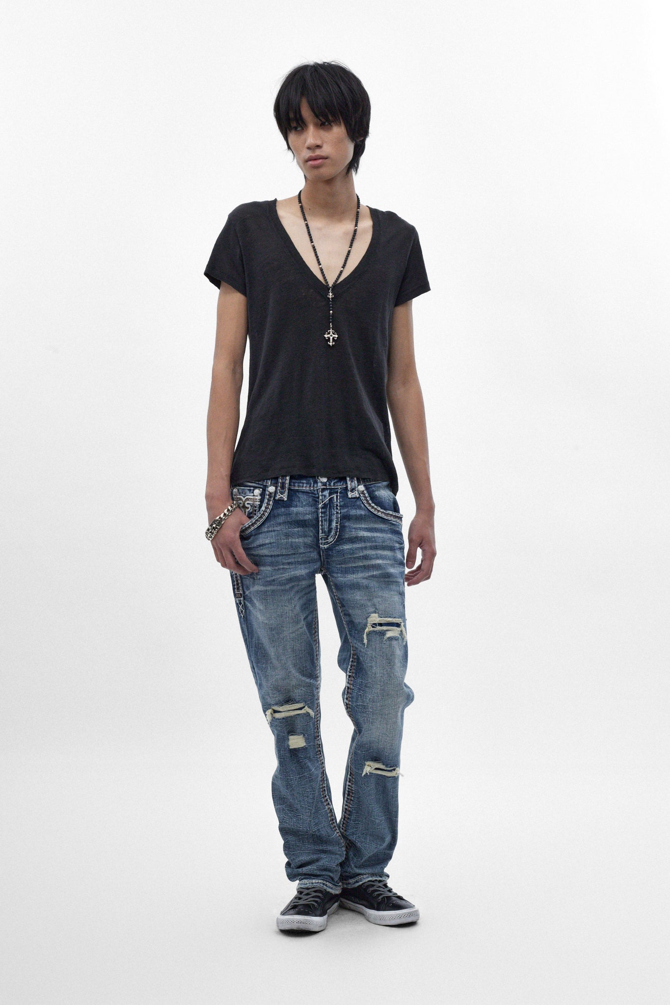 Zayn Straight Jeans | Medium Blue | Rock Revival®