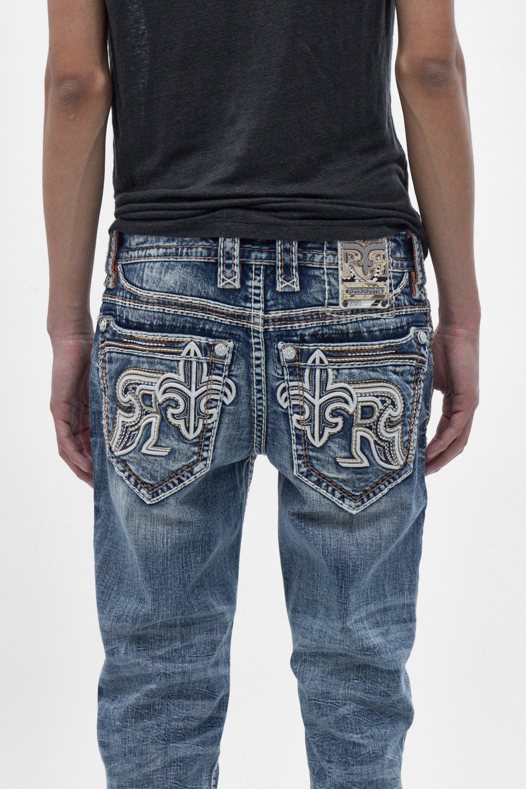 Zayn (J200R) Straight Jeans in Medium Blue (6/30/26-DESC+IMG) - Rock Revival®