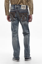 Ziggy Bootcut Jeans in Vintage Blue